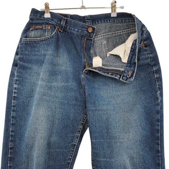RIDERS By Lee Jeans Women's Straight Leg Denim 5-Pocket Reg. Fit Blue 16 - Picture 5 of 9